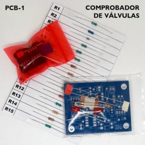 Placa principal comprobador de válvulas